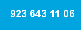 923 643 11 06 923 643 11 06